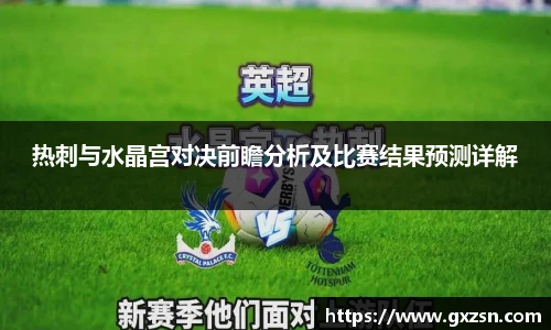 热刺与水晶宫对决前瞻分析及比赛结果预测详解